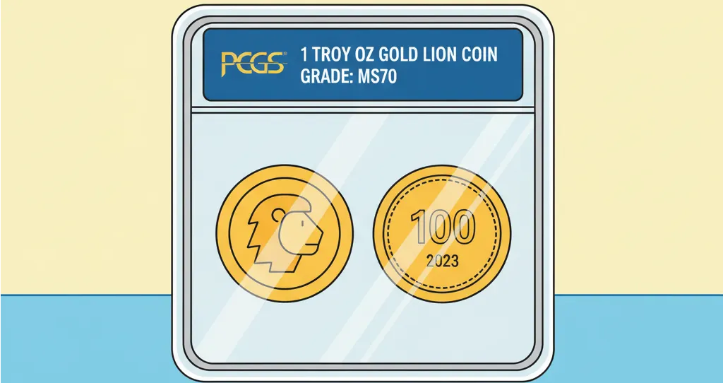 coin in PCGS slabs obverse and reverse look